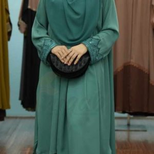 𝐊𝐎𝐓𝐈 𝐀𝐛𝐚𝐲𝐚 কুর্তি+প্লাজু - Sea Green